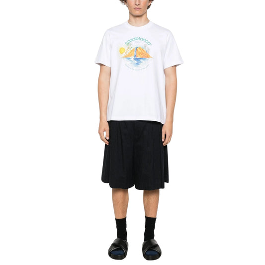 Casablanca White T Shirt Mens