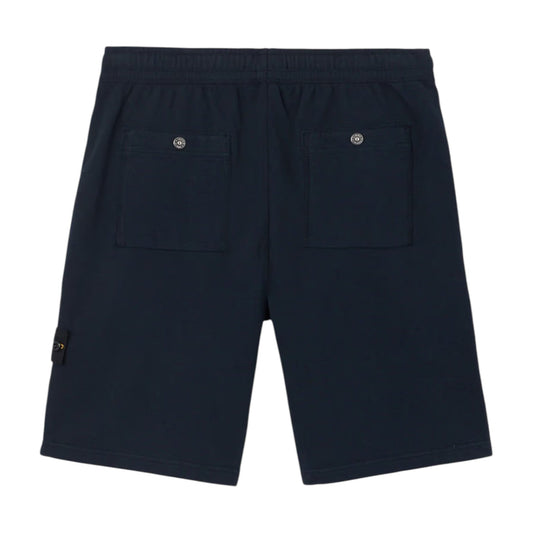 Stone Island Bermuda Navy Cotton Shorts